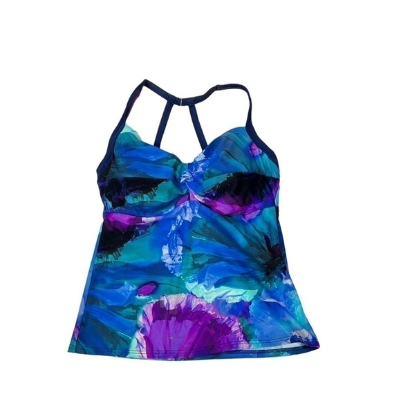 Title Nine Tankini Top Bathing Swim Suit 32 DD - Picture 3 of 7